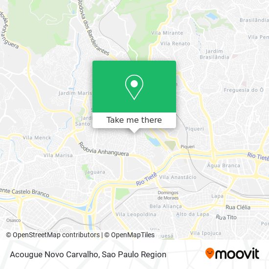 Acougue Novo Carvalho map