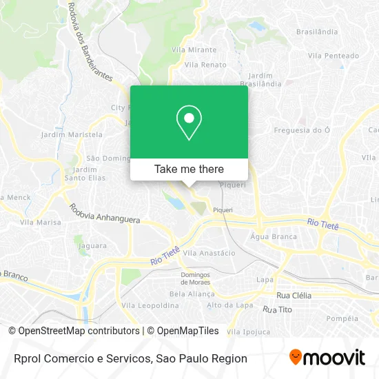Rprol Comercio e Servicos map