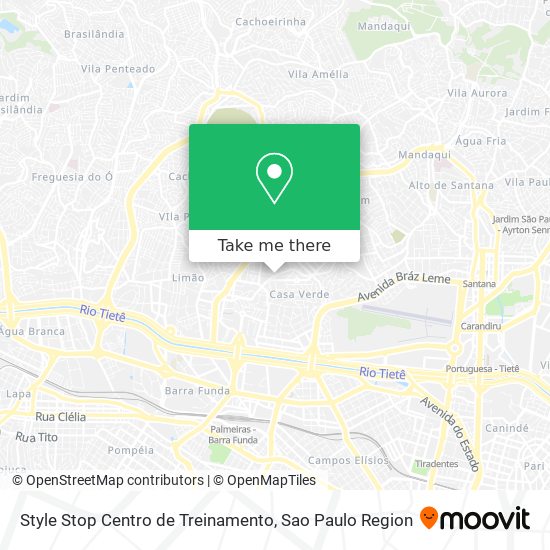 Mapa Style Stop Centro de Treinamento