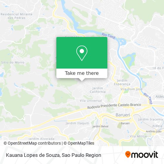 Kauana Lopes de Souza map