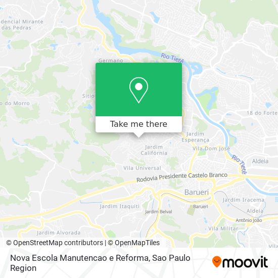 Mapa Nova Escola Manutencao e Reforma