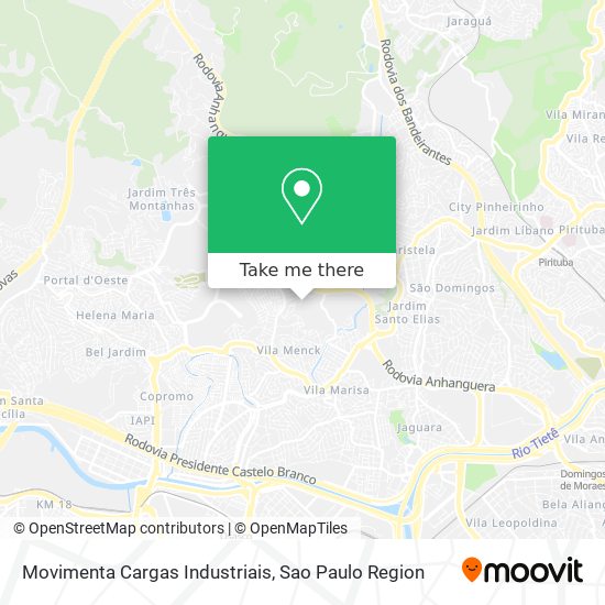 Mapa Movimenta Cargas Industriais