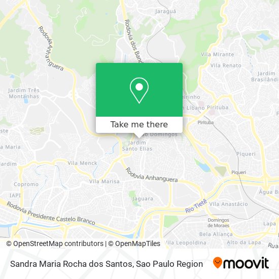 Sandra Maria Rocha dos Santos map