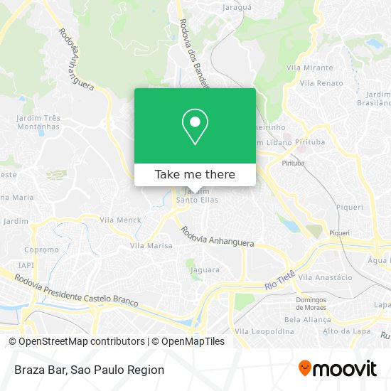 Braza Bar map