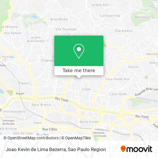 Joao Kevin de Lima Bezerra map