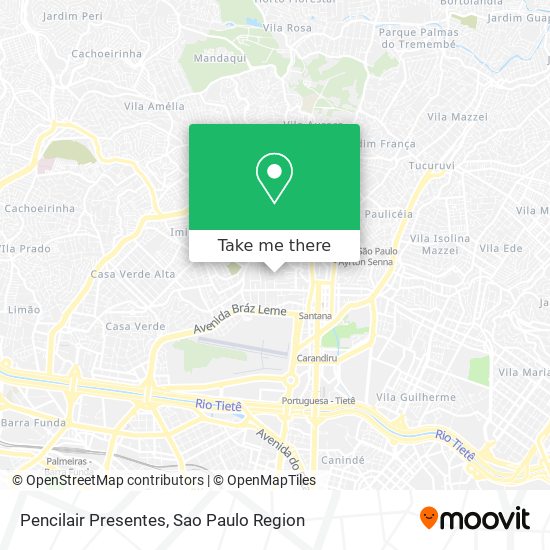 Pencilair Presentes map