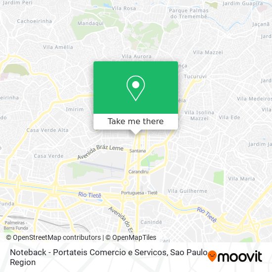 Noteback - Portateis Comercio e Servicos map