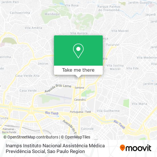 Inamps Instituto Nacional Assistência Médica Previdência Social map