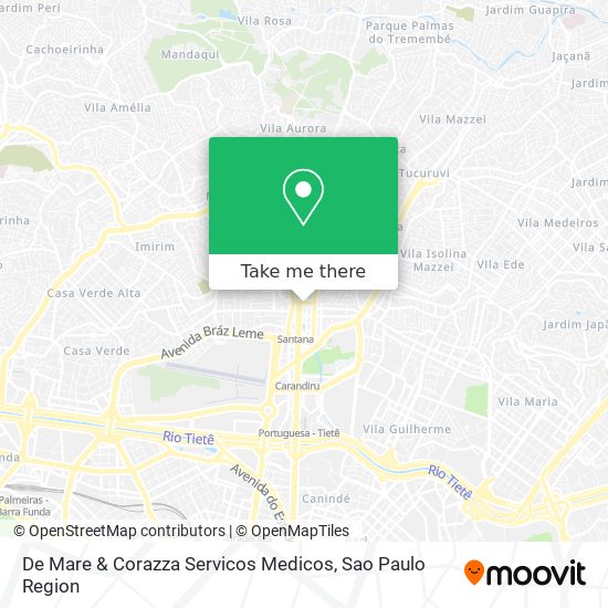 De Mare & Corazza Servicos Medicos map