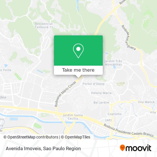 Avenida Imoveis map