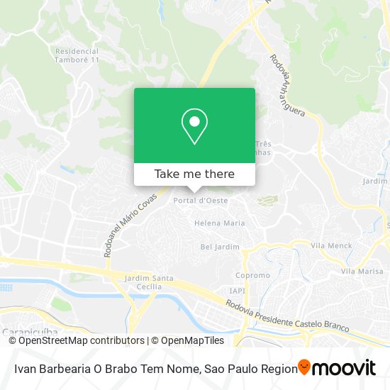 Mapa Ivan Barbearia O Brabo Tem Nome