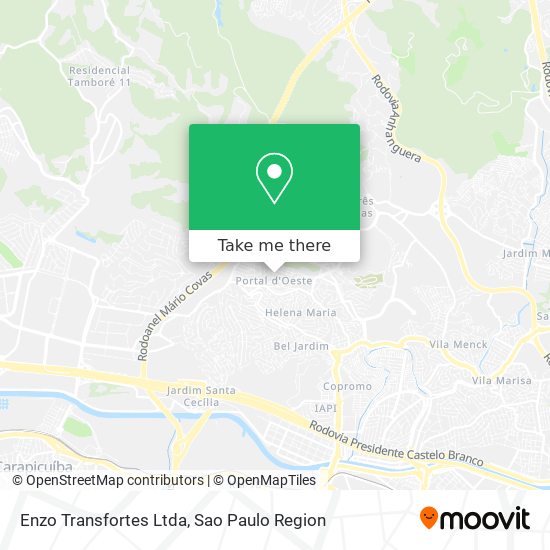 Enzo Transfortes Ltda map