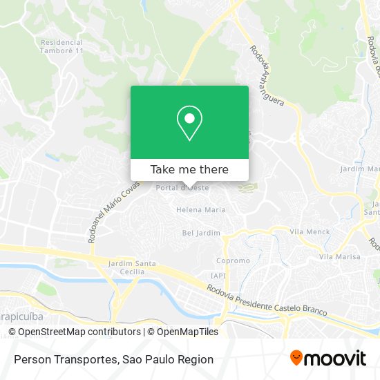 Person Transportes map