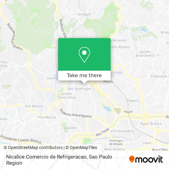 Nicalice Comercio de Refrigeracao map