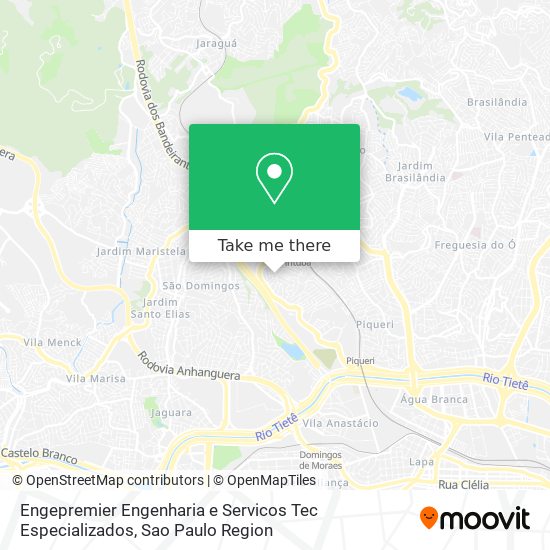 Engepremier Engenharia e Servicos Tec Especializados map