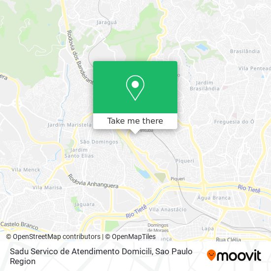 Mapa Sadu Servico de Atendimento Domicili