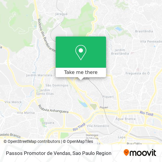 Passos Promotor de Vendas map