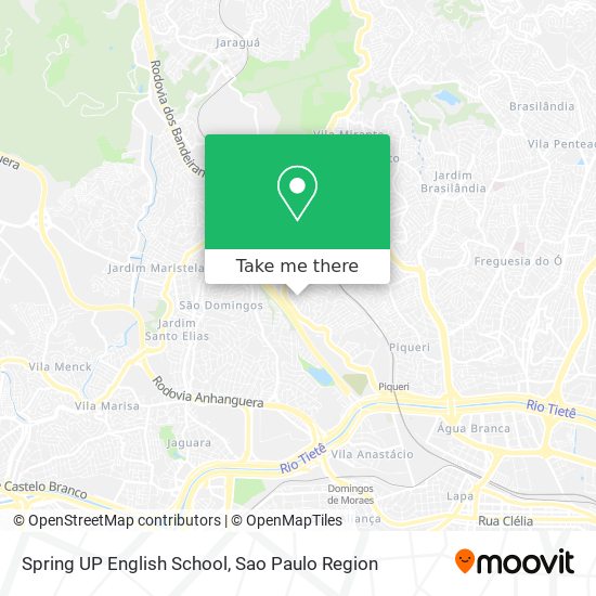 Spring UP English School map