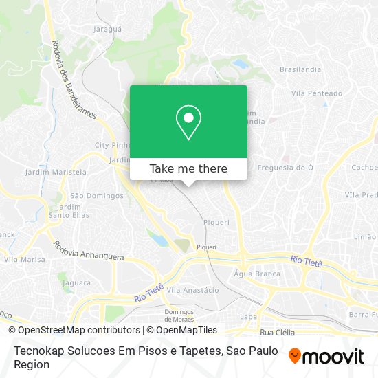 Tecnokap Solucoes Em Pisos e Tapetes map