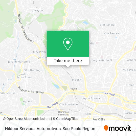 Nildoar Servicos Automotivos map