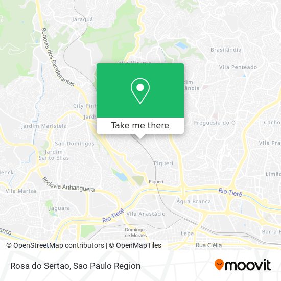 Rosa do Sertao map