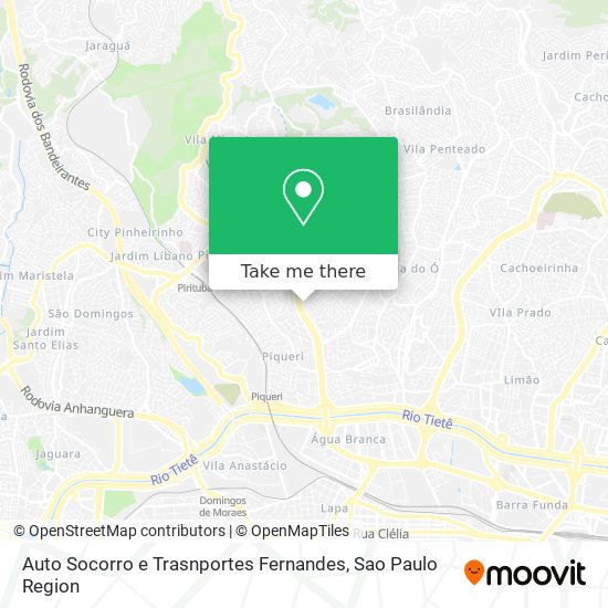 Auto Socorro e Trasnportes Fernandes map