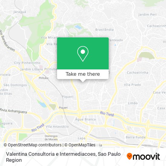 Valentina Consultoria e Intermediacoes map