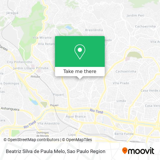 Beatriz Silva de Paula Melo map