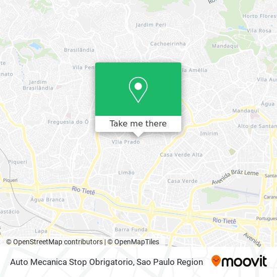 Auto Mecanica Stop Obrigatorio map