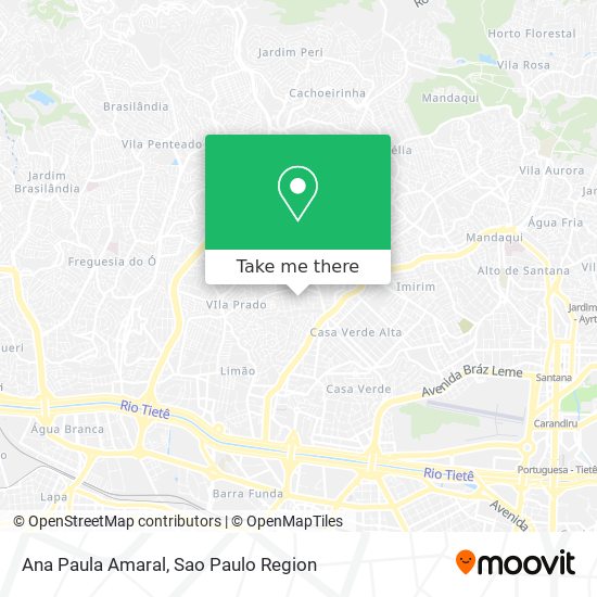 Ana Paula Amaral map