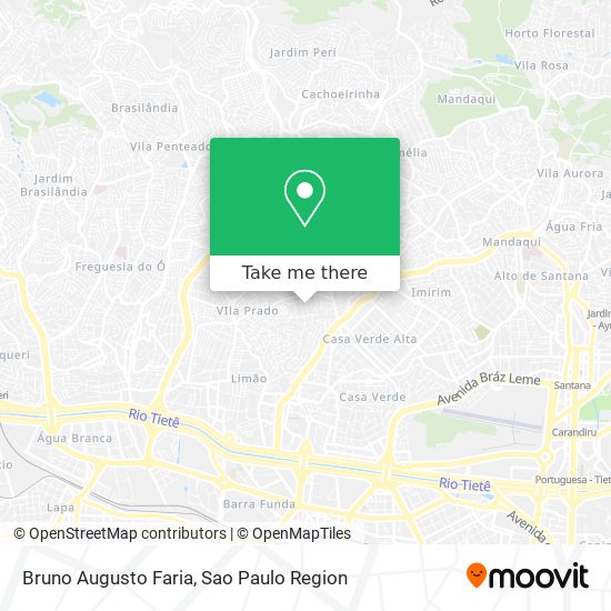 Bruno Augusto Faria map