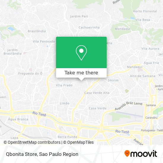 Mapa Qbonita Store