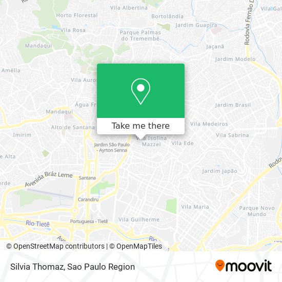 Mapa Silvia Thomaz