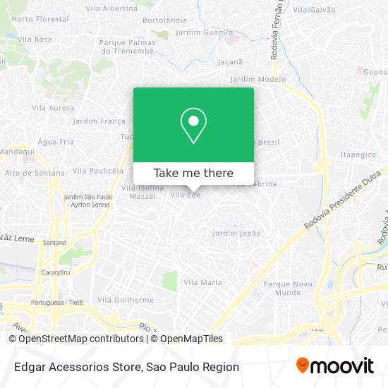 Edgar Acessorios Store map