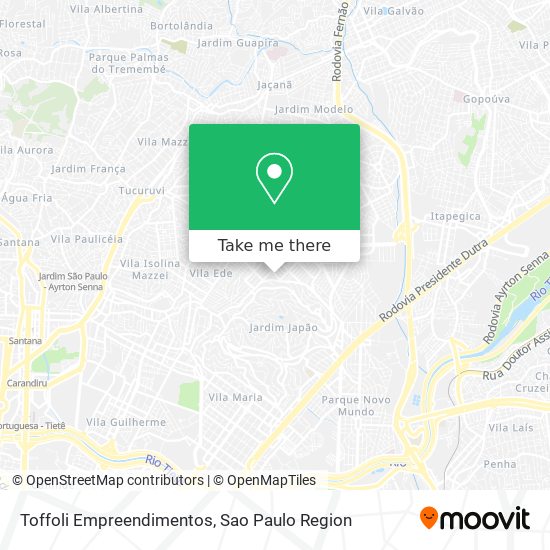 Toffoli Empreendimentos map