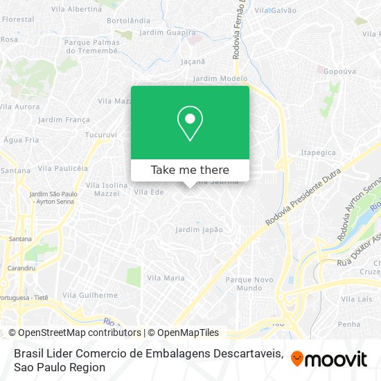 Brasil Lider Comercio de Embalagens Descartaveis map