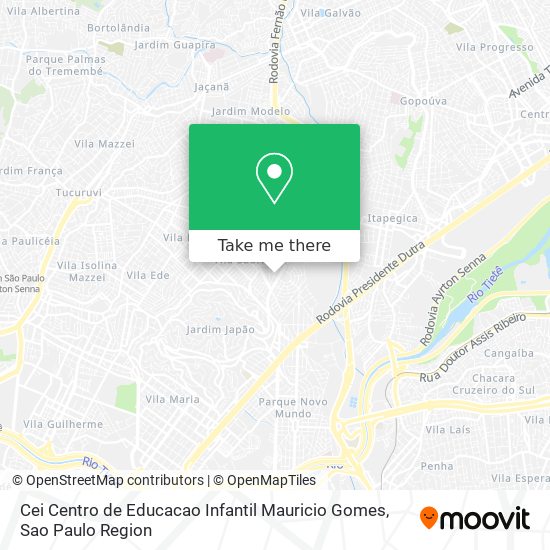 Cei Centro de Educacao Infantil Mauricio Gomes map