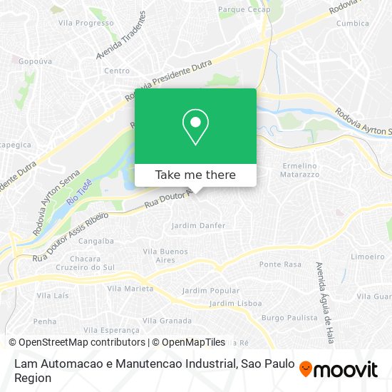 Lam Automacao e Manutencao Industrial map