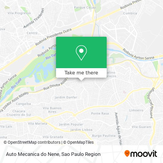 Auto Mecanica do Nene map