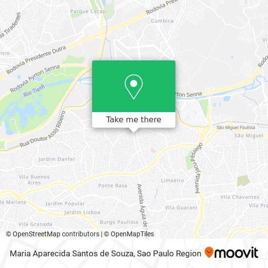Mapa Maria Aparecida Santos de Souza