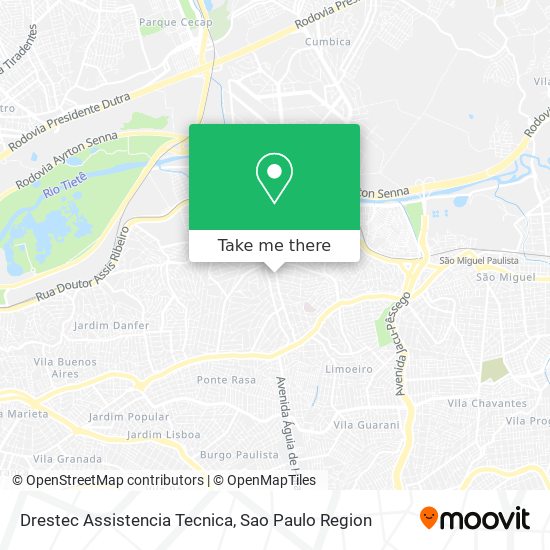 Drestec Assistencia Tecnica map