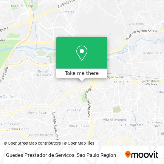 Guedes Prestador de Servicos map