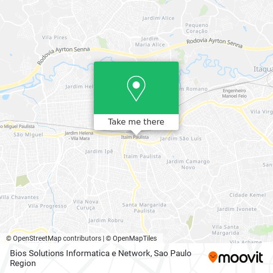 Mapa Bios Solutions Informatica e Network