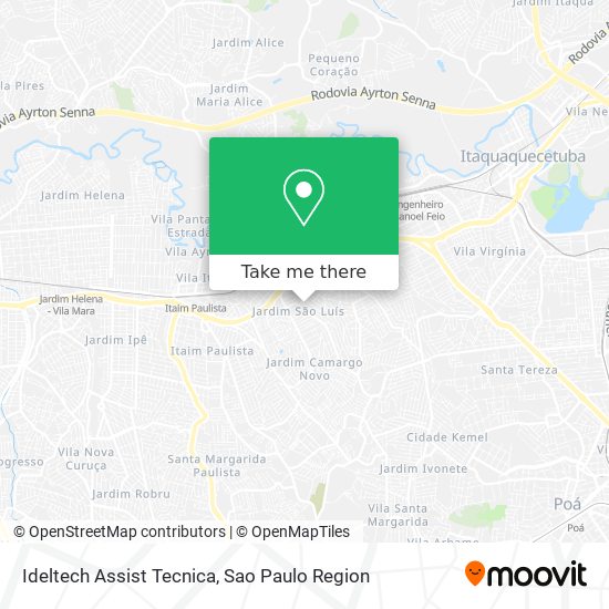 Ideltech Assist Tecnica map