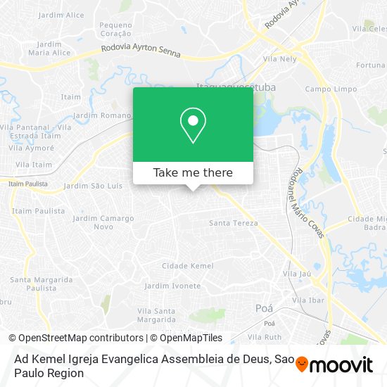 Ad Kemel Igreja Evangelica Assembleia de Deus map