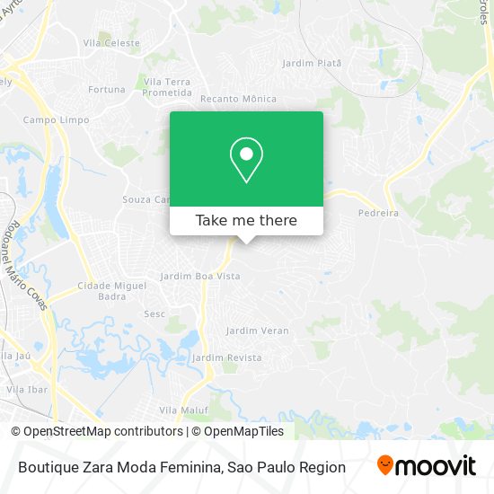 Boutique Zara Moda Feminina map