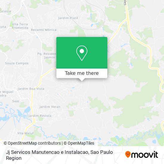 Mapa Jj Servicos Manutencao e Instalacao