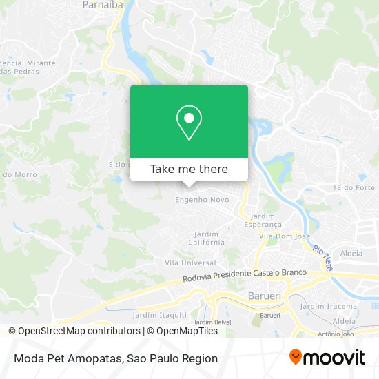 Moda Pet Amopatas map