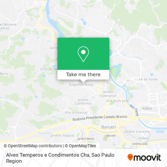 Alves Temperos e Condimentos Cha map