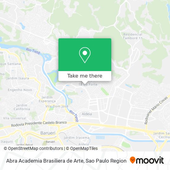 Abra Academia Brasiliera de Arte map